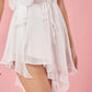 Remmy Ruffle Halter Mini Dress White