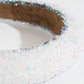 Zoey Puff Rhinestone Headband White