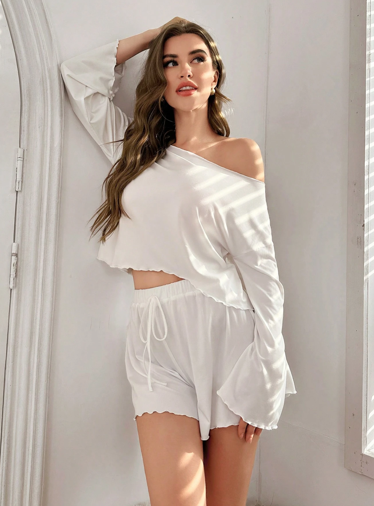 Flora Long-Sleeve Slouchy PJ Set