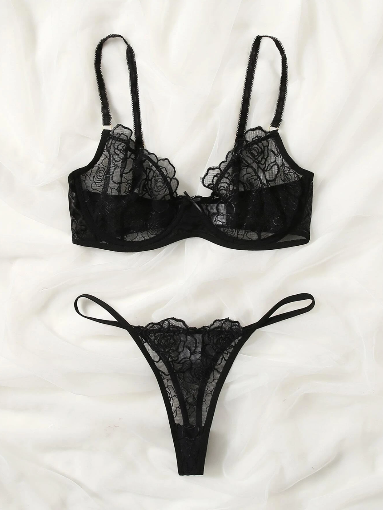 Lyla Lace Bra and Panty Lingerie Set