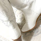 Rosanne Western CowGirl Faux Leather Boots in White