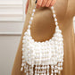 Melie Faux Pearl Drape Boho Festive Bag