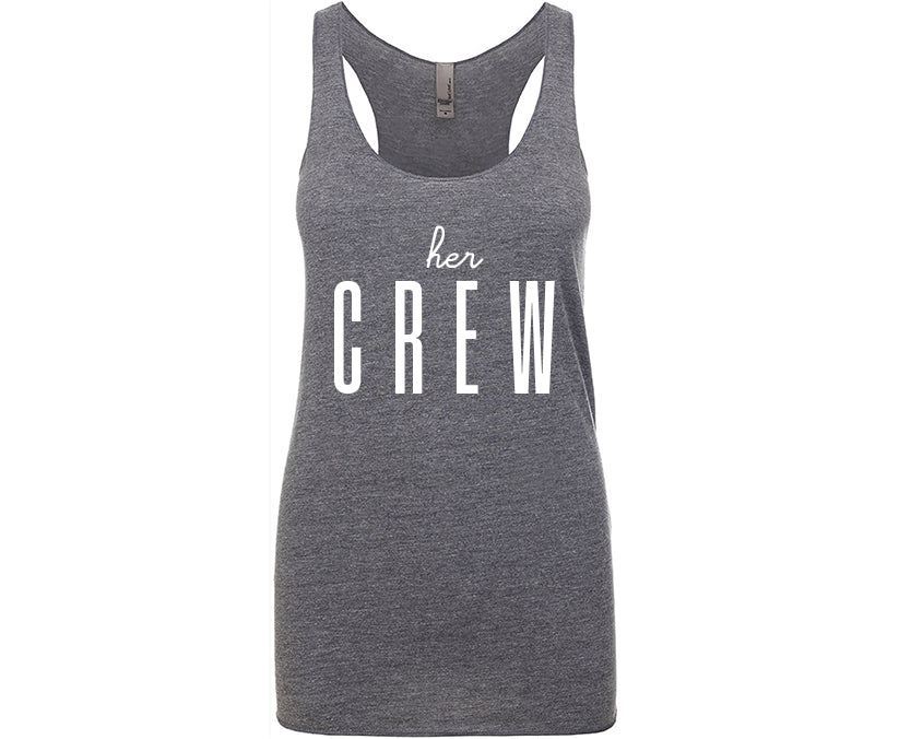 Her Crew Tri-Blend Racerback Tank