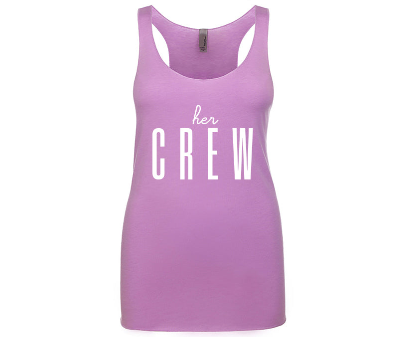 Her Crew Tri-Blend Racerback Tank