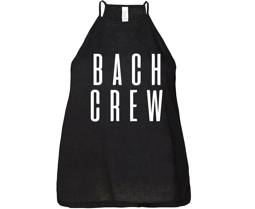 Bach Crew High Neck Halter Tank